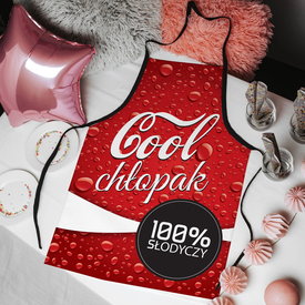 Fartuch kuchenny z nadrukiem Cool Chłopak